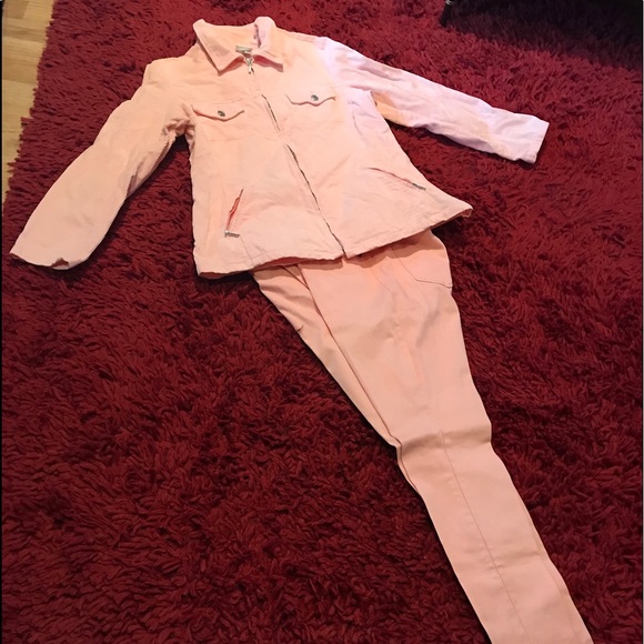 Springtime Special Cute Corduroy Apricot Jacket. - Picture 4 of 4